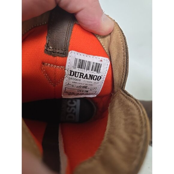 Crush By Durango Women's DRD0430 Bootie Western Boot Roasted Pecan Size 6.5M - Picture 6 of 8